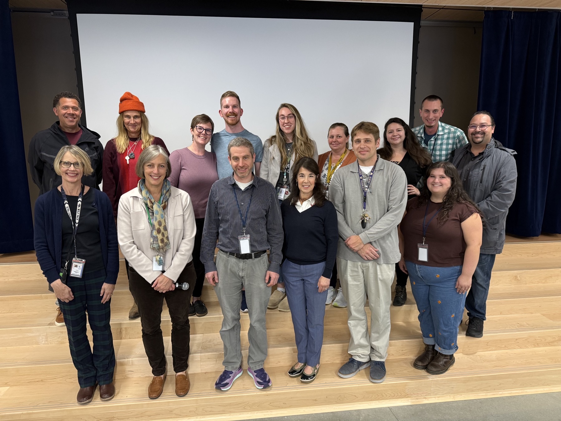 Montlake Elementary teachers and staff gathered together